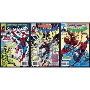 Spider-Man #37 38 39  3x Lot Maximum Carnage Comic Book 1993 Marvel Comics Venom